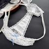 String en dentelle et résille fin, sexy et doux pour femme, sous-vêtement d'été