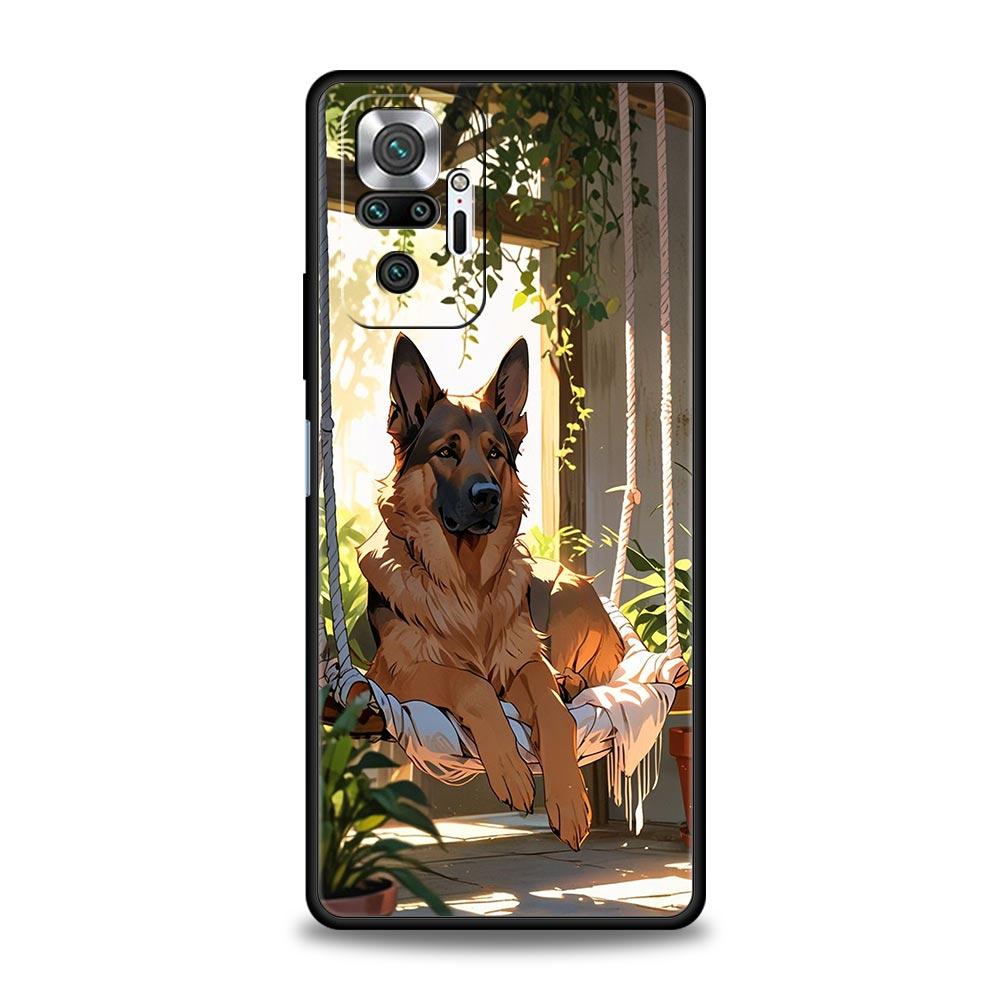 

Beauty German Shepherd Dog Phone Case For Xiaomi Redmi Note 14 13 12 5G 11 10 Pro Plus 4G 9S 9 14C 13C 12C 10C 9C 9A Soft Cover Redmi Note 10Pro