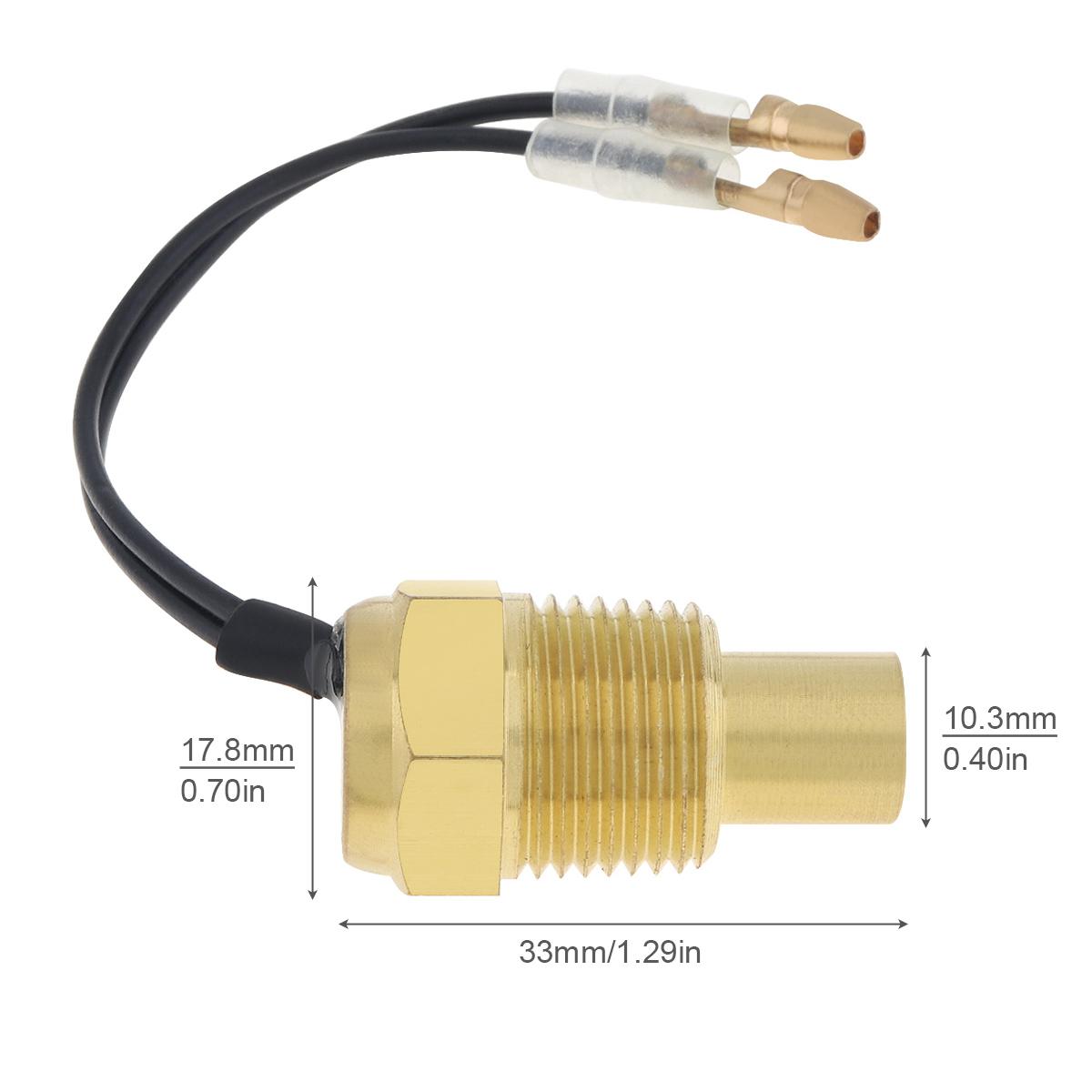 

12 В/24 В 10/12/14/16/17/21 мм датчик температуры воды универсальный датчик температуры автомобиля 50 К штепсельная вилка для автомобиля 17mm