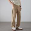 Spring and Summer Knitted Casual Pants Men's Lyocell Solid Color Loose Small Straight Pants Men's Wool-blend Commuter Pants