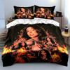 "Black Fire Aesthetic Bedding Set" Bedding Duvet Cover Set Duvet Cover Pillowcases (1*Duvet Cover 2*Pillowcases, Without Duvet Insert)