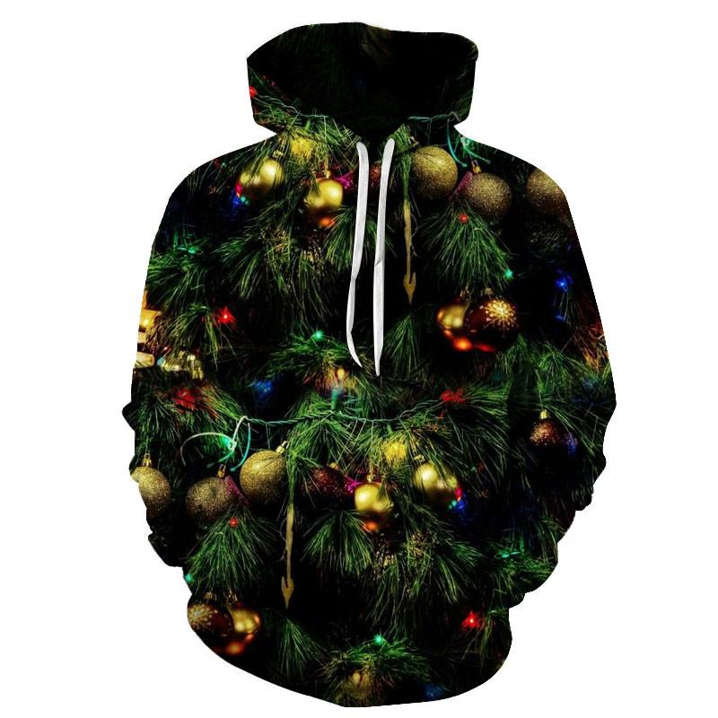 New Christmas Gift Theme Men's 3D Printed Hoodie Fashion Snowman Hooded Sweatshirt Hooded Pullover Boy Clothes