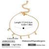 Youthway Delicate Round Zircon Pendant Necklace Bracelet For Women Minimalist 18K Gold PVD Plated Stainless Steel Jewelry Set