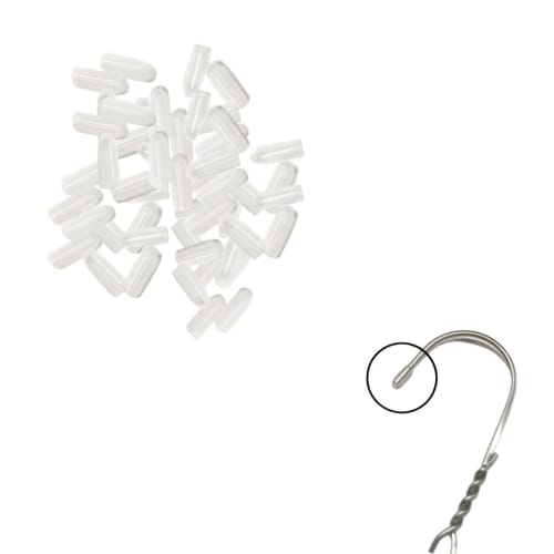 Oritani Hanger Caps, Umbrella Tip Protective Caps, Transparent, Wire Hanger Caps for Umbrella Tips (Pack of 100)