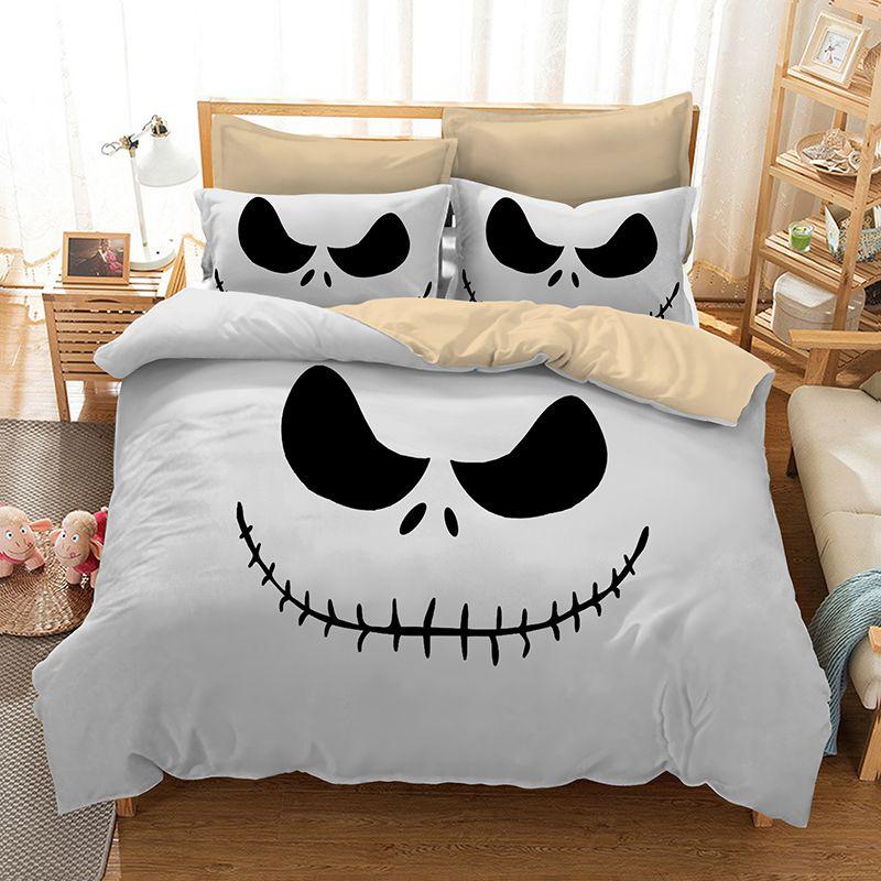 New Nightmare Hot Before Christmas Jack Duvet Cover Sets Quilt Cover Bedding
