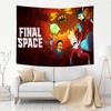 FFinal Space Anime Anime Tapestry Hanging Tarot Hippie Wall Rugs Dorm Home Decor