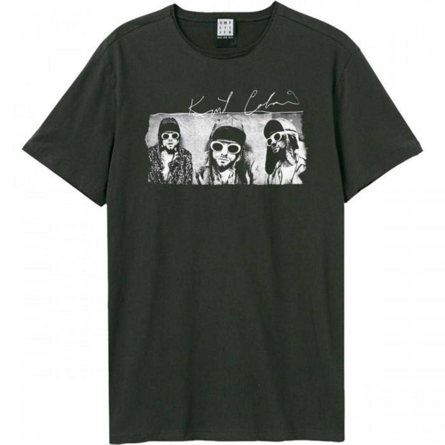 Amplified Unisex Adult Frohmans Photos Kurt Cobain T-Shirt S разноцветный