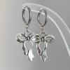 Sweet Cool Bowknot/Thread Star Pendant Earrings Fashion Hoop Earrings Jewelry