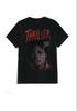 Michael Jackson Thriller Vintage 80er Popmusik Grafik Unisex Streetwear Fan T-Shirt