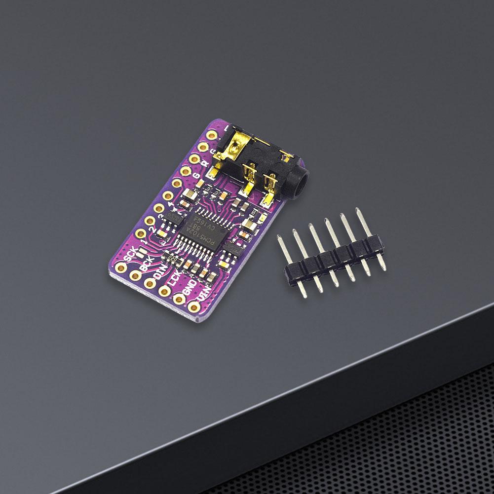 PCM5102 PHAT Format Player Module I2S IIS Interface GY-PCM5102 DAC Digital-To-Analog Converter Voice Module for Raspberry Pi