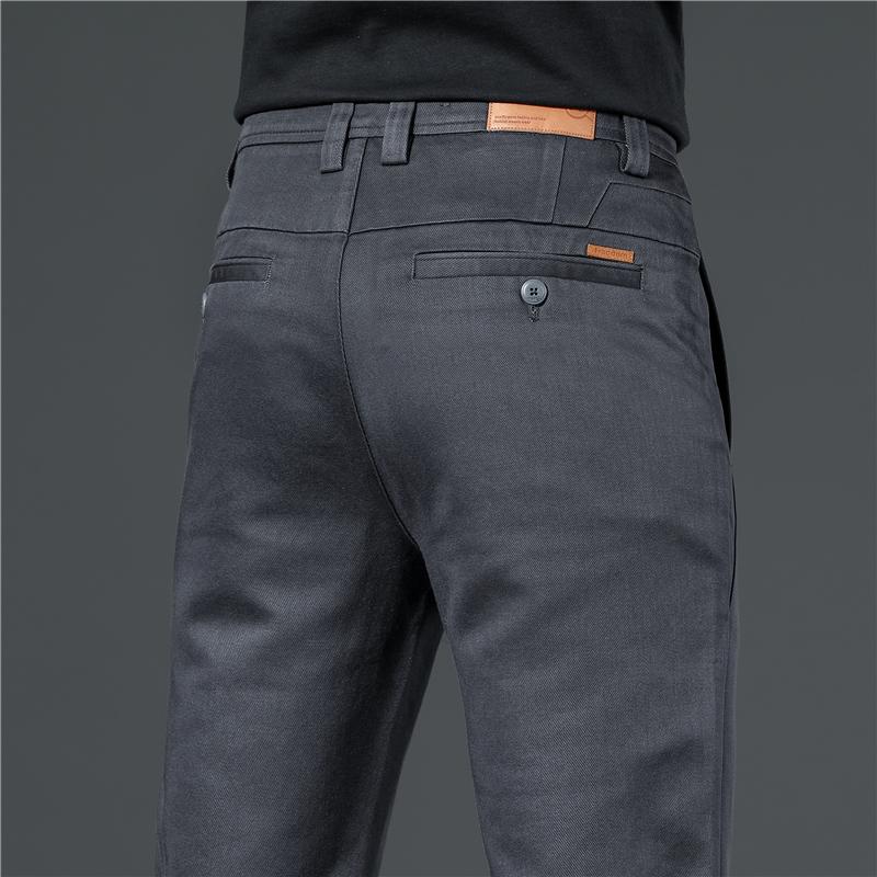 Spring And Autumn High End Versatile Men'S Casual Pants Loose Straight Tube Trendy Brand Light Business Stretch Long Pants