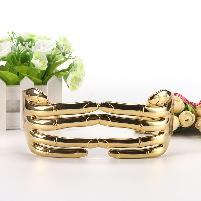 

Золотые очки с пальцами для женщин, цельный бар для вечеринки, косплей, необычная модная новинка, головной убор в форме руки