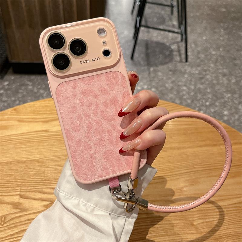 

Leopard Print Leather Texture Case for iPhone 17 Pro Max with Full Coverage and Drop Protection, Compatible with iPhone 16/15/14/13 17 Pro