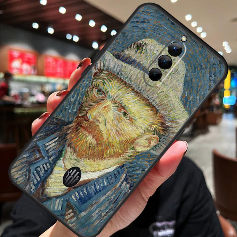 

Paintings Starry Night Van Gogh Case For ZTE Nubia Red Magic 10S 10 8 9 8S 9S 11 Pro Plus 10 Air 5G 6R 6 7 6S 7S Pro Cover RedMagic 8S Pro Plus