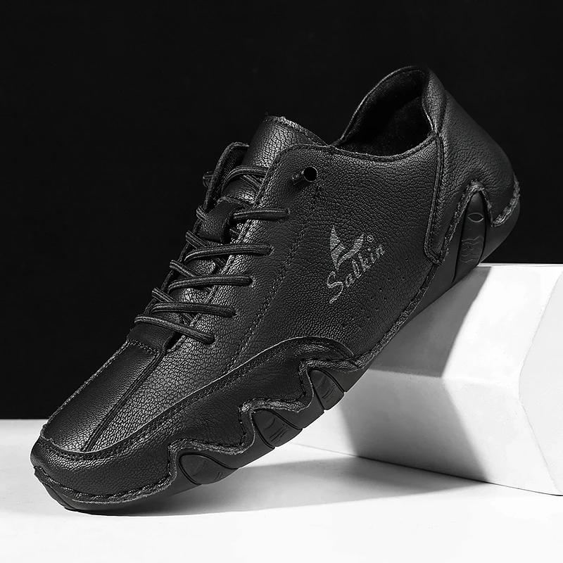 2026 New Men's Casual Shoes, Lightweight, Anti-slip and Wear-resistant Men's Shoes, Large-sized Outdoor Hiking Shoes