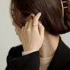 Gold Color Inlaid Diamond Cuff Rings For Women Sliver Color Paved Crystal Open Finger Accessory