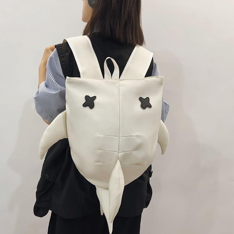 Student Bag Female Shark Backpack Men's Travel Backpack