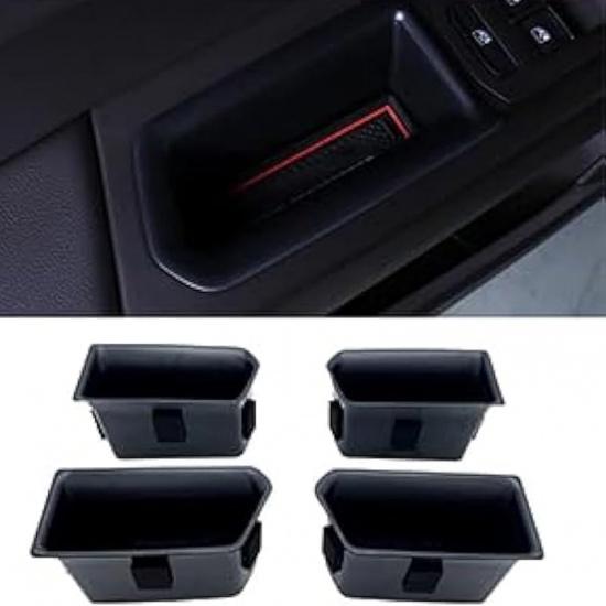 JOJOMARK For VW Atlas And Cross Sport Accessories Center Console Organizer 2018      Ert ABS Armrest Box Secondary Storage (Not Fit For 2024)