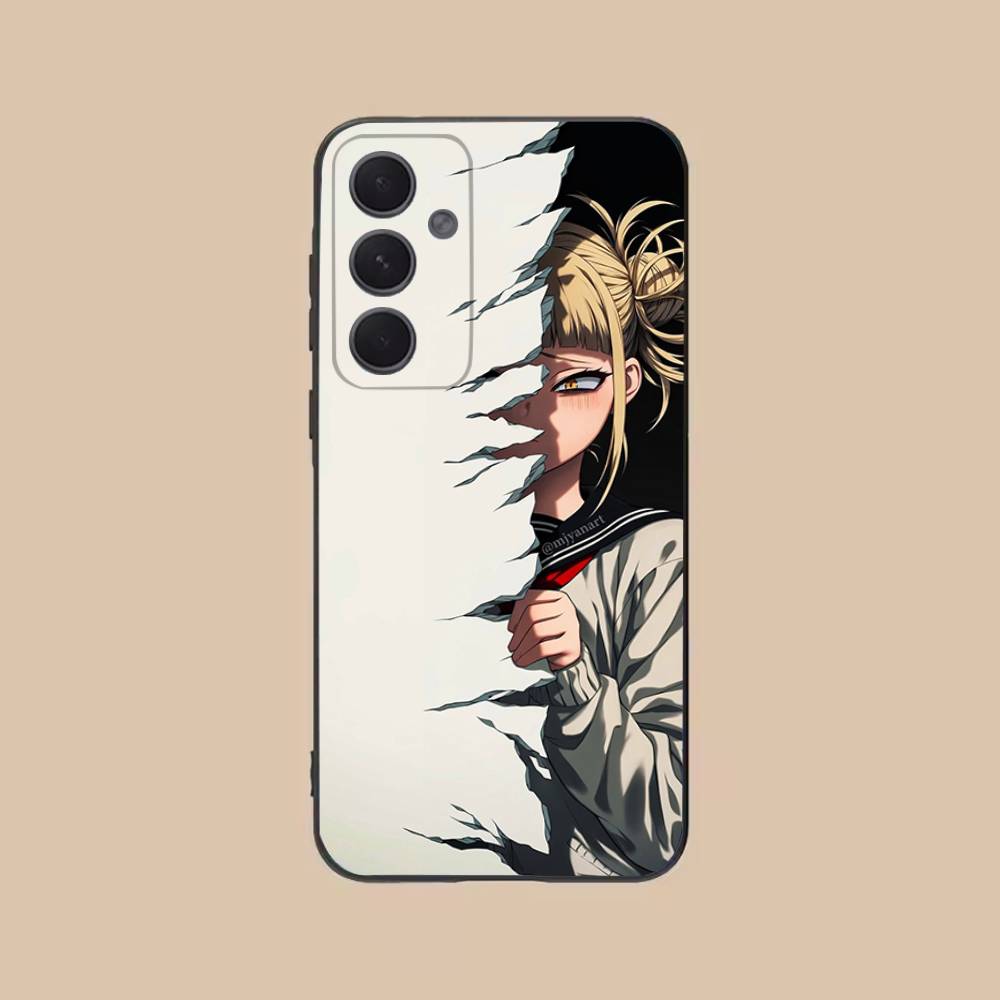 

T-Toga Himiko Phone Case For Samsung S25,24,21,22,23,20,S30,Ultra,Plus,Fe,Lite,Note,5G Black Soft SamsungS24fe