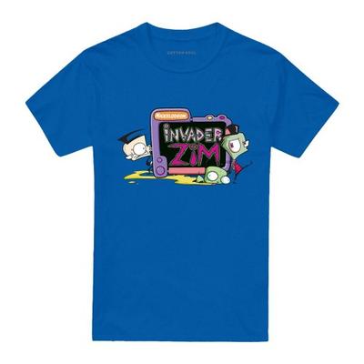 Invader Zim Unisex Adult Gir And Dib Logo T-Shirt