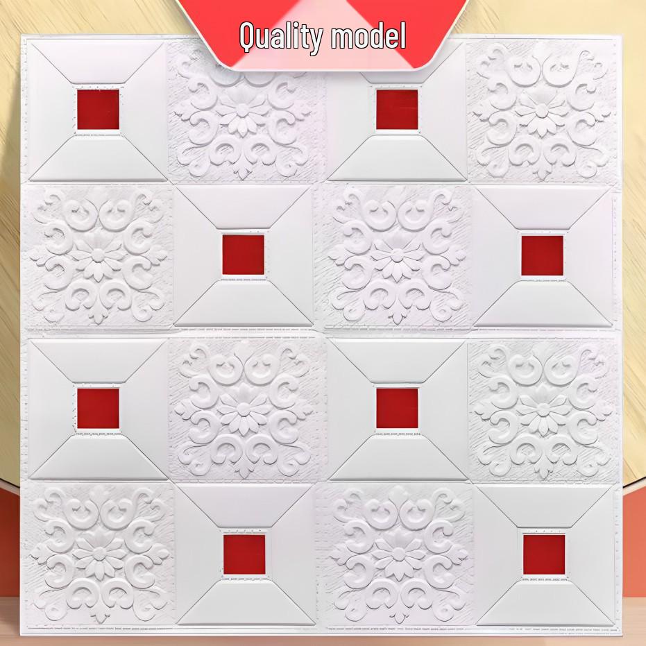 Self-Adhesive 3D Waterproof Wall & Ceiling Sticker for Living Room Decor