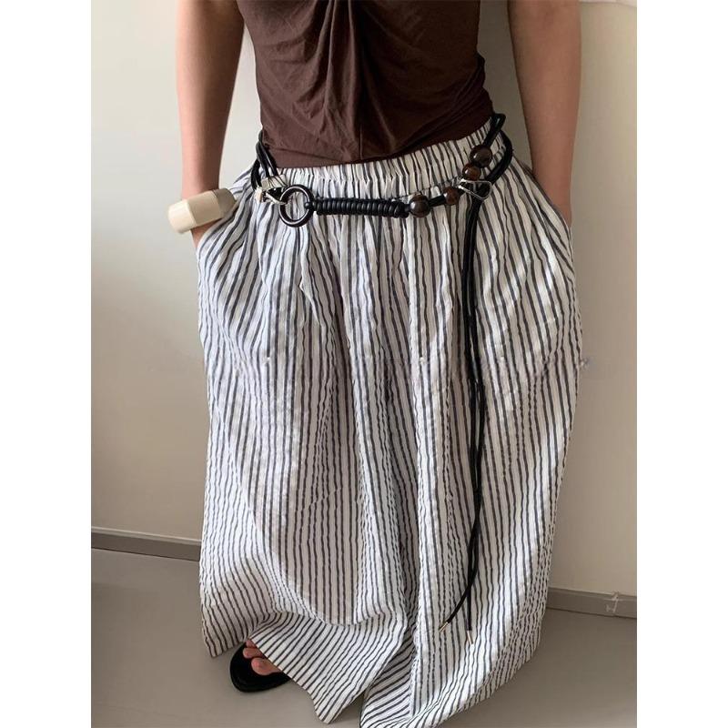 

Очень длинная многослойная кожаная веревка с перуанским узлом, цепочка на талию с бусинами, ремень, универсальная модная цепочка для одежды чёрный