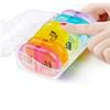 Pill Box Portable Plastic Travel Pocket Pill Organizer 7 Days 2 Times 14  Compartments Hold Grids Large Daily Pill Container