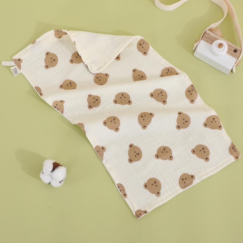 25x50cm Baby Six-layer Pure Cotton Gauze Small Towel Face Towel Square Towel Mouth Towel Baby Washcloth