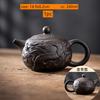 Chinese Yixing Purple Clay Teapot Hand Carving Dragon Pattern Beauty Tea Kettle Classic Ball Hole Filter Pot Zisha Tea Sets