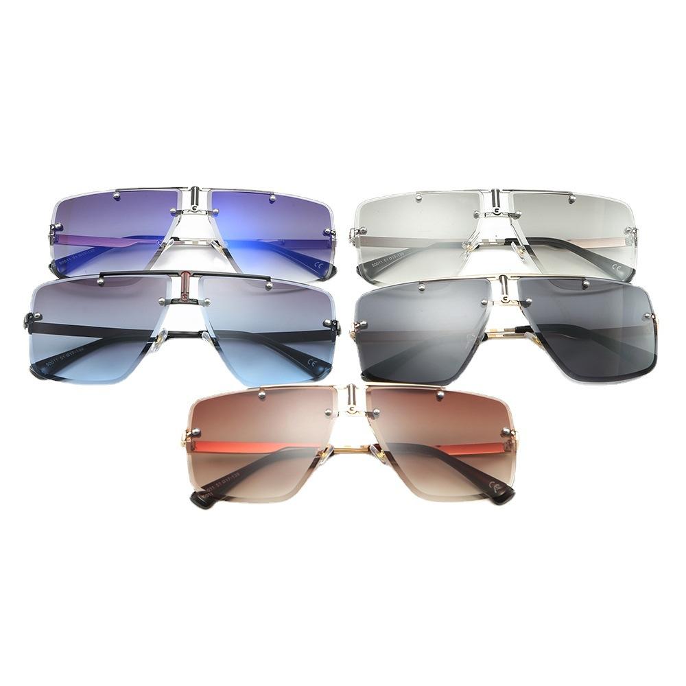 Men'S Square Trimmed Sunglasses 2019 Trend Cover Men'S Glasses, Driving Sunglasses 5011