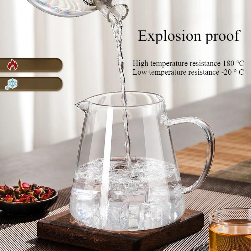 Průhledná skleněná konvice Filtrovatelná 950ml Vysoce borosilikátové sklo Tepelně odolné Čajový louhovač Puer Flower Čaj Home nabízí čajové nádobí