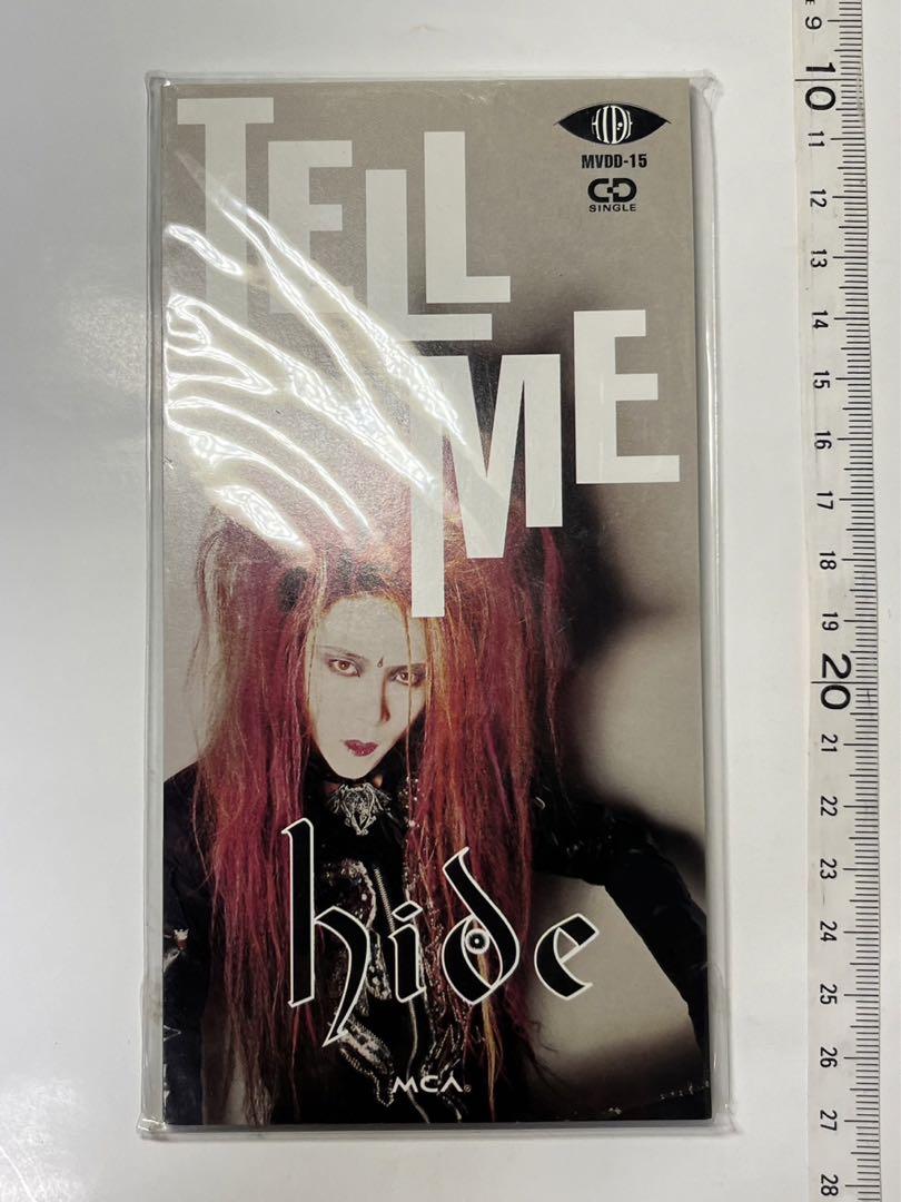 

[USED] hide TELL ME 8cm single X