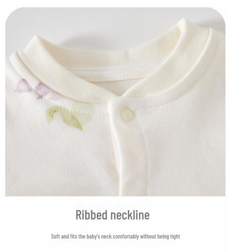 Pure Cotton Baby Romper - Boneless Infant Jumpsuit for Spring & Autumn