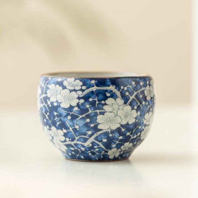 Ru Klin Porcelain Ice Plum Cup Retro Chinese Kung Fu Teacups Teaware Pottery Mugs Tea Ceremony Japanese Drinkware Master Cups