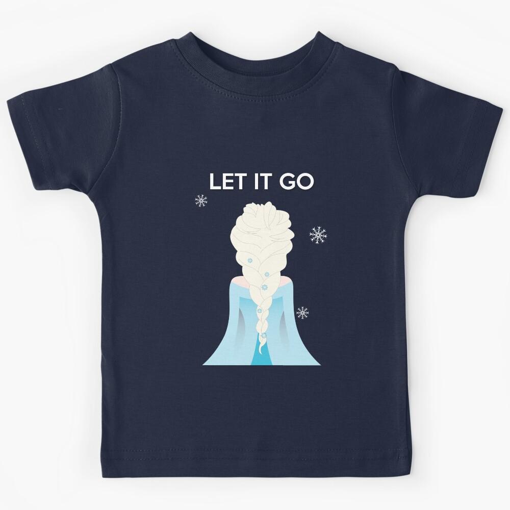 Let It Go Snow Queen Ice Princess Kids T-Shirt 120