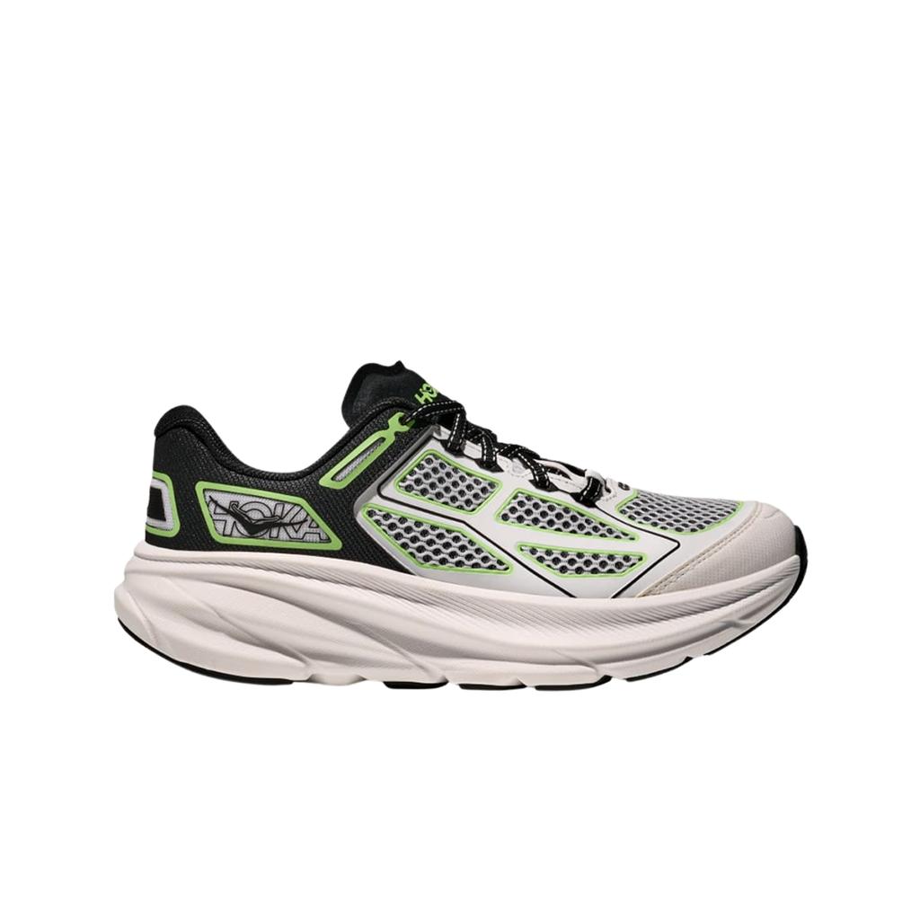 HOKA Clifton One9 Bianche Nere Verdi Sneakers Unisex 1155370-BWHT