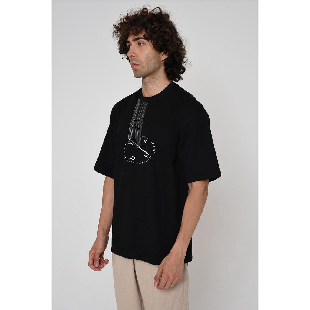 Clock Design White T-shirt 23