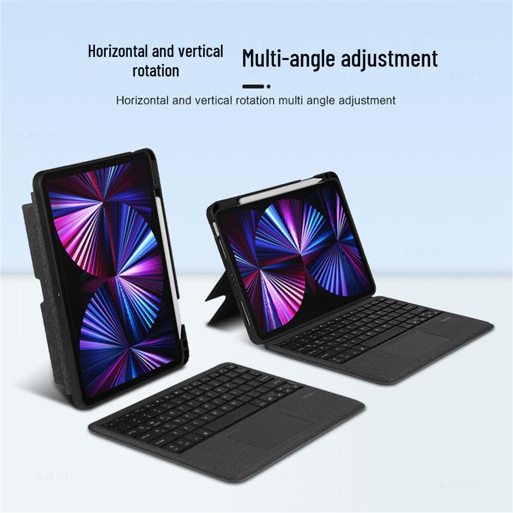 iPad 10.2'' Keyboard Case, Compatible with 9/8/7th Gen, Bluetooth Magic Keyboard, Horizontal & Vertical Stand