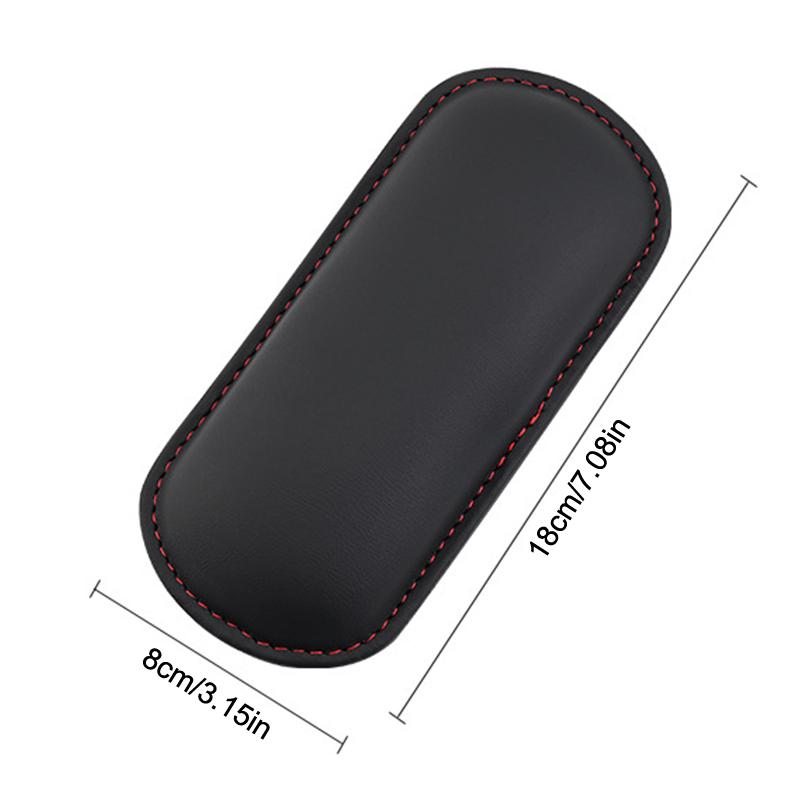 2PCS Car Armrest Pad Memory Foam PU Leather Cushion for Door Elbow Rest Universal Auto Interior Comfort Accessory