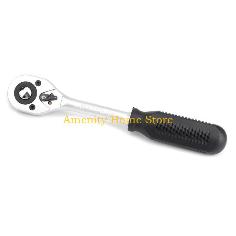 F26C Mini Ratchet Wrench Screwdriver 72 Teeth Socket Batch Head Quick Ratchet Spanner