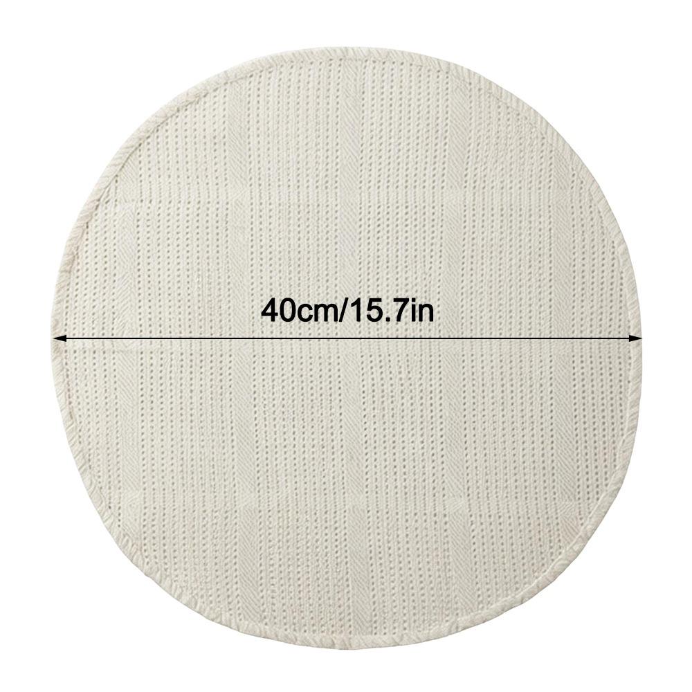 Cotton Round Steamer Cloth Non-stick Steamer Mat New Bun Steamer Cloth Dumpling Making 40cm