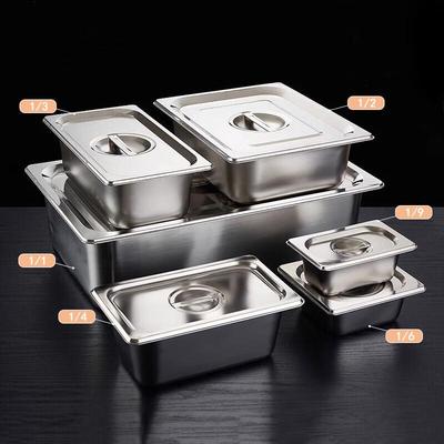 COKRSUPE Thickened Gastronorm 1/1 Food Pan with Lid