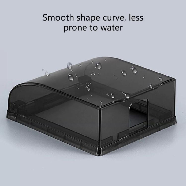 Practical 86 Type Outlet Covers Waterproof Receptacle Protectors for Bathroom Use Plugs and Switch Socket Face Plate
