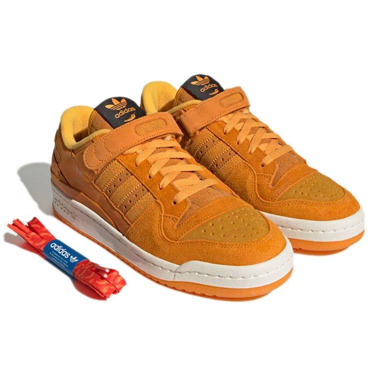 Adidas Forum 84 Low Suede Focus Orange Unisex Sneakers Semi-Solar-Gold Crew-Orange GY8997