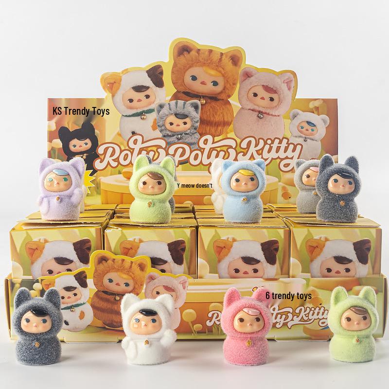 Populaire Kerst Abubu Pop Mart Poppen Ornament Blind Box Speelgoed