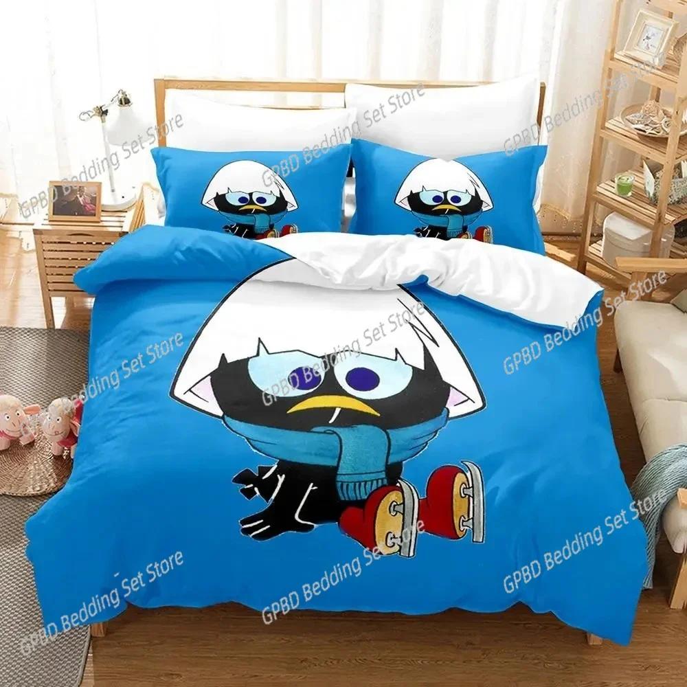 Anime Calimeros Bedding Set 3D Printed Suitable for Bedroom Duvet Cover Set With Pillowcases Kids Home Textile