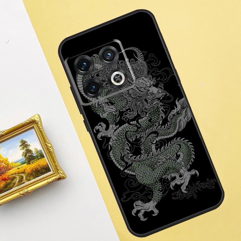 Japanese Dragon Art Case For Oneplus 10 Pro 9 Pro Ace 10T 9RT 8T Cover For Oneplus Nord 2 2T CE N10 N20 N300