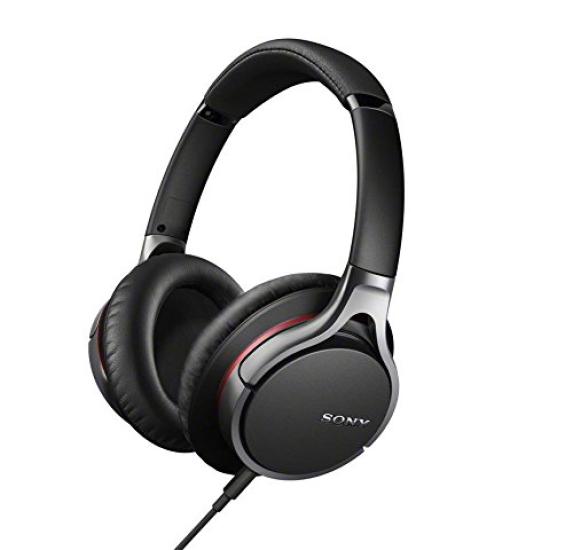 Sony MDR-10RB Closed-Back Headphones with Remote and Microphone, Black, High-Resolution Audio Compatible [Used]
