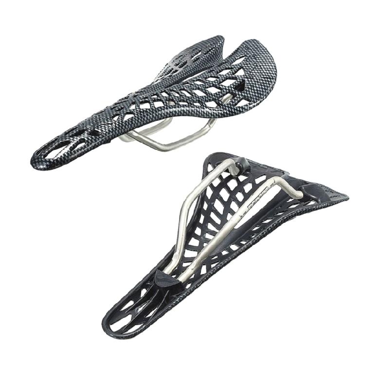 Carbon Fiber Bike Seat Breathable Shock Absorption Hollow Cycling Saddle Seats