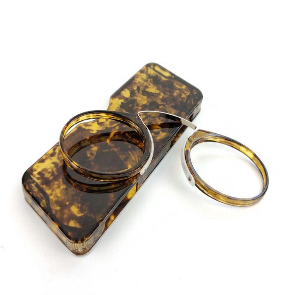 Eye Protection Presbyopia Glasses Mini Nose Clipping No Arm Glasses Box Legless Reading Glasses Office